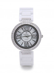 Women's 22K Gold Plated With Crystal Analog Watch P-21586