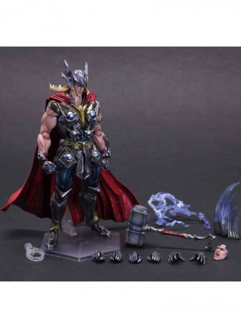 27cm Marvel avengers Thor animation Garage kits movable joints model toys Room tabletop display