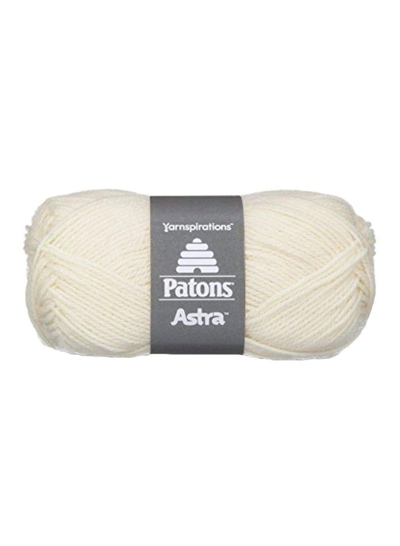 Astra Knitting Yarn White