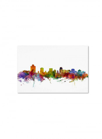Salon Anuuel De La Libre Esthetique Canvas Wall Art Multicolour 18 x 24inch
