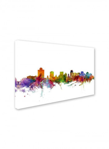 Salon Anuuel De La Libre Esthetique Canvas Wall Art Multicolour 18 x 24inch