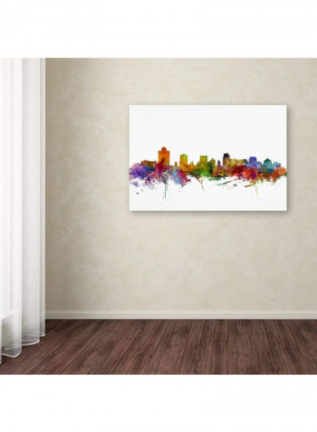Salon Anuuel De La Libre Esthetique Canvas Wall Art Multicolour 18 x 24inch