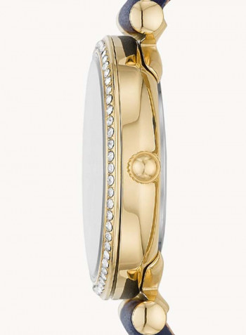 Women's Carlie Mini Water Resistance Leather Analog Watch ES5017