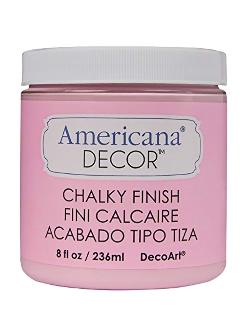 Chalky Finish Paint Pink