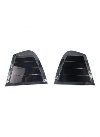 2-Piece Window Scoop Louver Cover