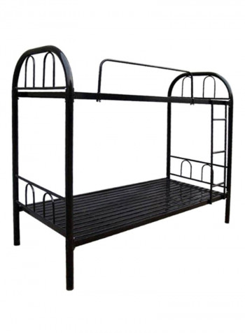 Bunk Bed With Two Medical Mattresses Black 190x170x90centimeter