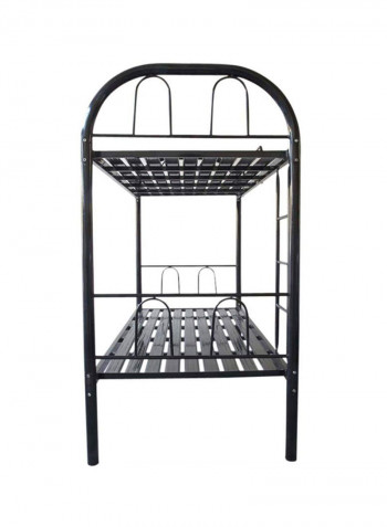Bunk Bed With Two Medical Mattresses Black 190x170x90centimeter