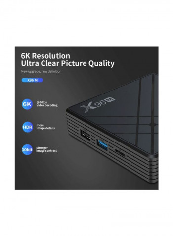 H603 Android Set Top Box With Remote Control For Smart TV H603 Black