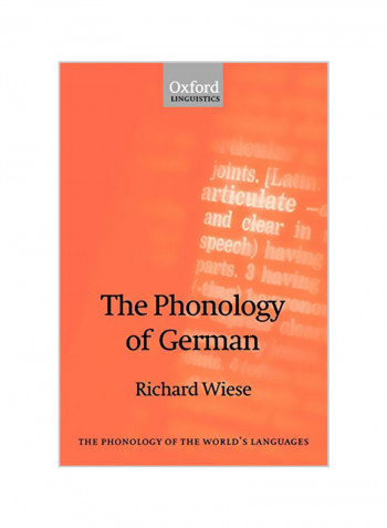 The Phonology Of German Paperback