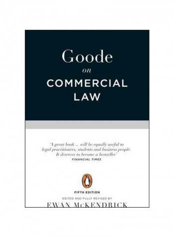 Goode On Commercial Law Paperback 5