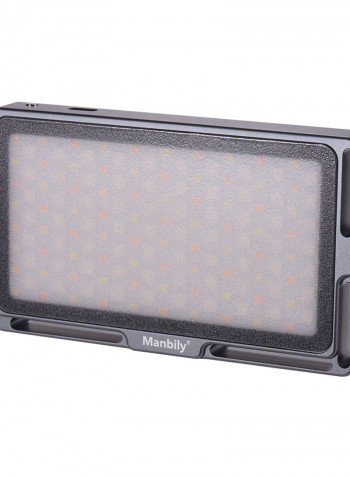 Manbily Portable RGB LED Video Light Panel Grey