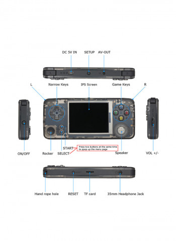 Classic Handheld Video Game Console