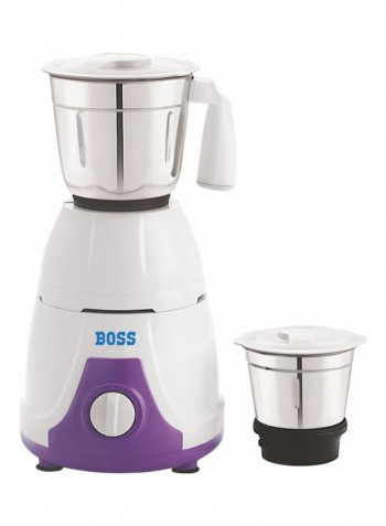 Flora Mixer Grinder with Jars B233-White/Purple White/Purple