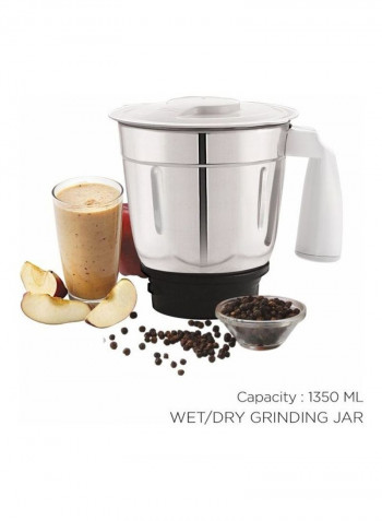 Flora Mixer Grinder with Jars B233-White/Purple White/Purple
