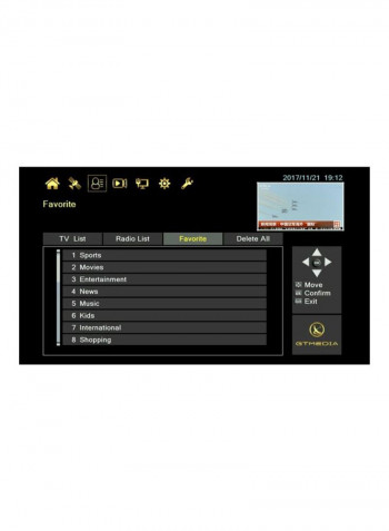 Full HD TV Satellite Receiver XD4287002 Black