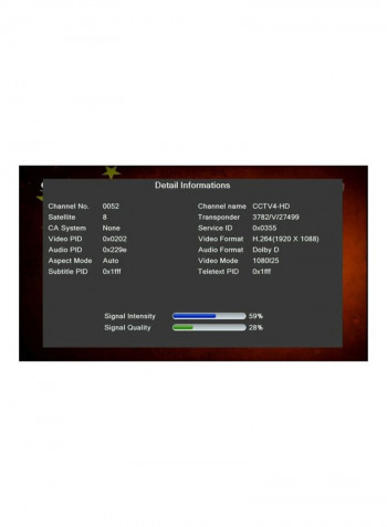 Full HD TV Satellite Receiver XD4287002 Black