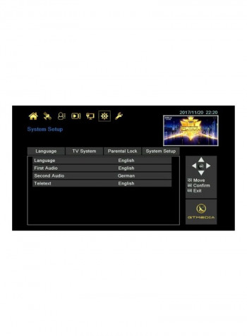 Full HD TV Satellite Receiver XD4287002 Black