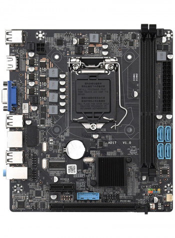 H55M Motherboard With Dual DDR3 Memory Slot Black