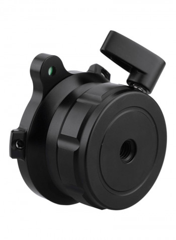 Adjustable Levelling Base For Tripods 10x7.4x5.1centimeter Black