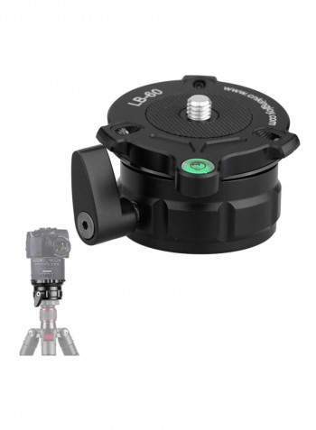 Adjustable Levelling Base For Tripods 10x7.4x5.1centimeter Black