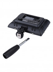 Color Adjustable LED Light With IR Remote 173x153x43millimeter Silver/Black