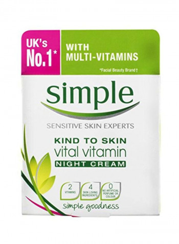 6-Piece Kind To Skin Vital Vitamin Night Cream 50مل