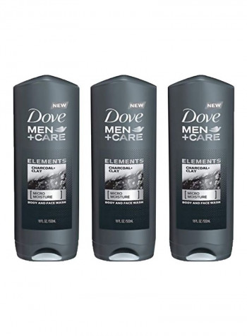 Micro Moisture Body And Face Wash - Charcoal Clay 18ounce