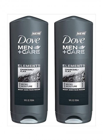 Micro Moisture Body And Face Wash - Charcoal Clay 18ounce