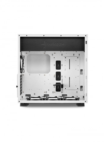 Pure Steel RGB Mid Tower ATX PC Case - White