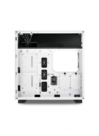 Pure Steel RGB Mid Tower ATX PC Case - White