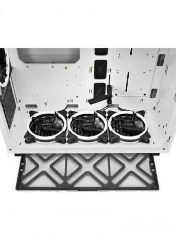 Pure Steel RGB Mid Tower ATX PC Case - White