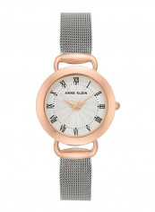 Women's Water Resistance Stainless Steel Analog Watch AK3807SVRT