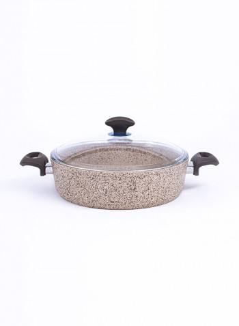 9-Piece Granite Premium Cookware Set Creamy