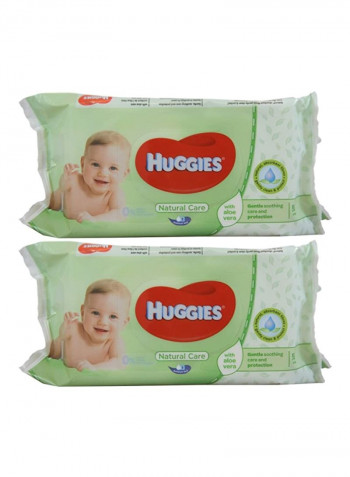 Natural Care Baby Wipes, 4 Packs x 56 Wipes, 224 Count