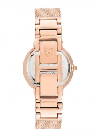 Women's Trend Water Resistance Stainless Steel Analog Watch AK3686NVRG