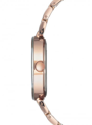 Women's Water Resistance Metal Analog Watch AK2688RGRG