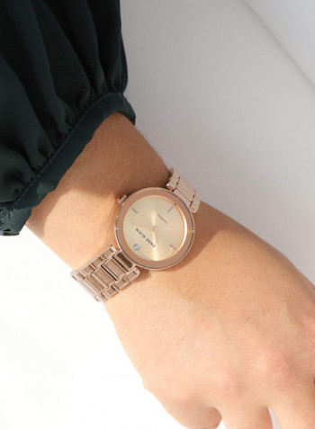 Women's Water Resistance Metal Analog Watch AK2688RGRG