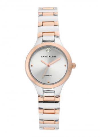 Women's Water Resistance Metal Analog Watch AK3609SVRT