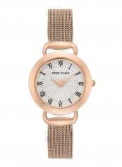 Women's Water Resistance Stainless Steel Analog Watch AK3806SVRG