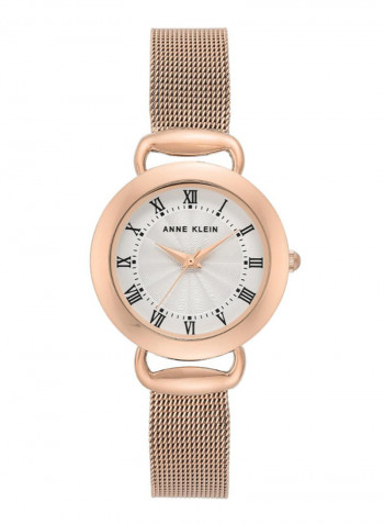 Women's Water Resistance Stainless Steel Analog Watch AK3806SVRG