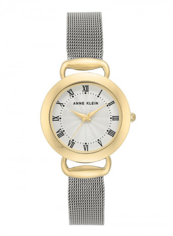Women's Water Resistance Stainless Steel Analog Watch AK3807SVTT