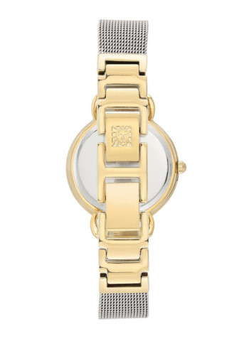 Women's Water Resistance Stainless Steel Analog Watch AK3807SVTT