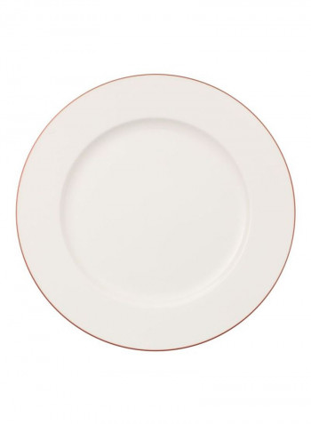Anmut Rosewood Round Porcelain Platter White 32centimeter