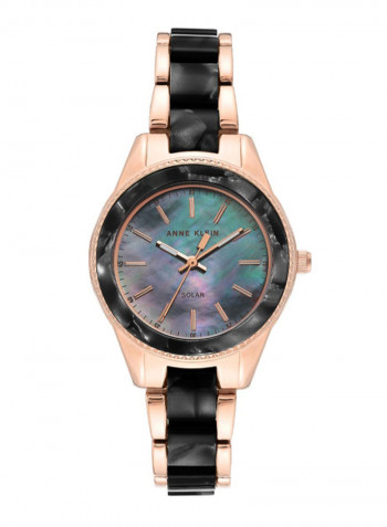 Women's Considered Water Resistance Plastic Analog Watch AK3770BKRG