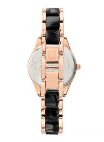 Women's Considered Water Resistance Plastic Analog Watch AK3770BKRG