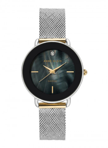 Women's Trend Water Resistance Stainless Steel Analog Watch AK3687BKTT