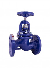 Handwheel Operated Globe Valve Blue/Silver 2inch