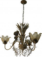 Decorative Pendant Light Brown/Beige/White 70 x 60cm