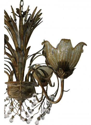 Decorative Pendant Light Brown/Beige/White 70 x 60cm