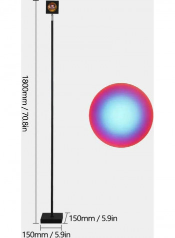 LED Projector Floor Lamp Light  Blue/Purple/Pink
